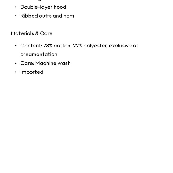 Aritzia Golden Fleece Cozy Blue Cropped Hoodie - Picture 7 of 7